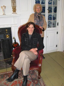 Laura (seated) and Starr 