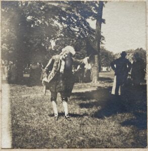 Photograph of John W. Jackson as Lafayette in 1911.